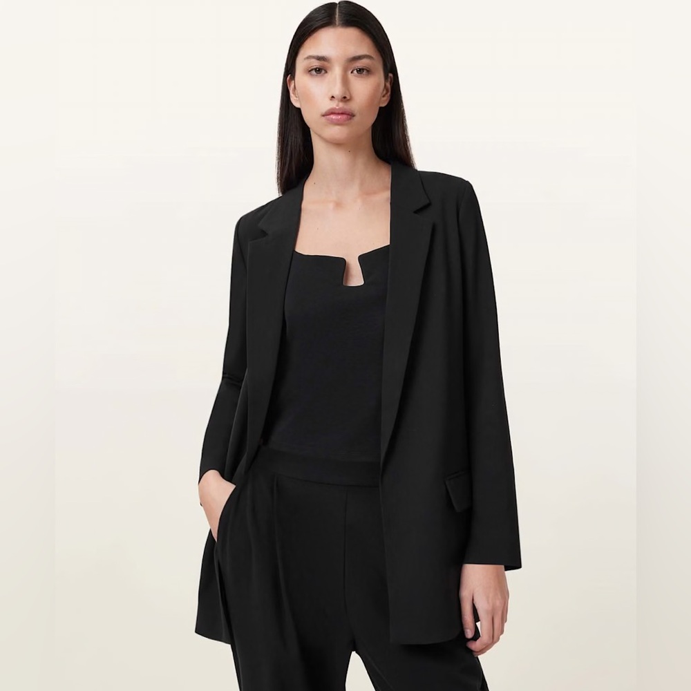 All Saints Aleida Black Blazer size 2